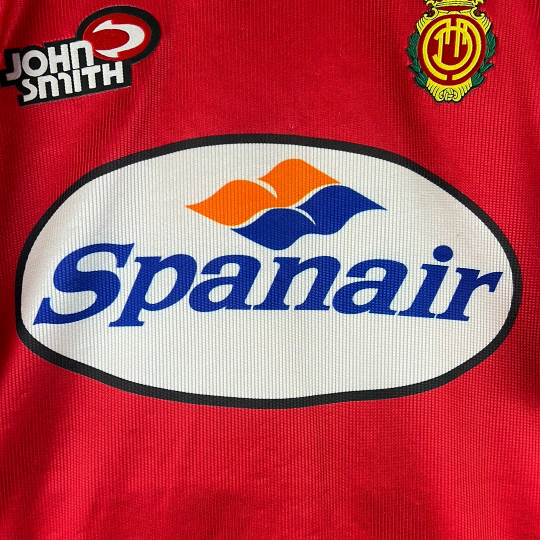 Real Mallorca 2002-2003 Player Issue Home Shirt - Large - Pandiani 12