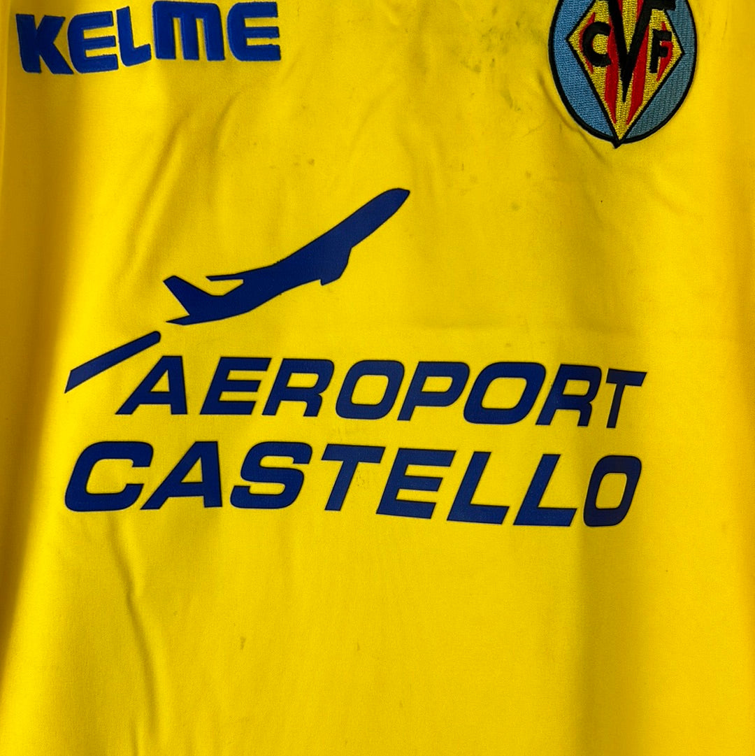 Villareal 2004/2005 Match Worn Home Shirt - Guayre 7