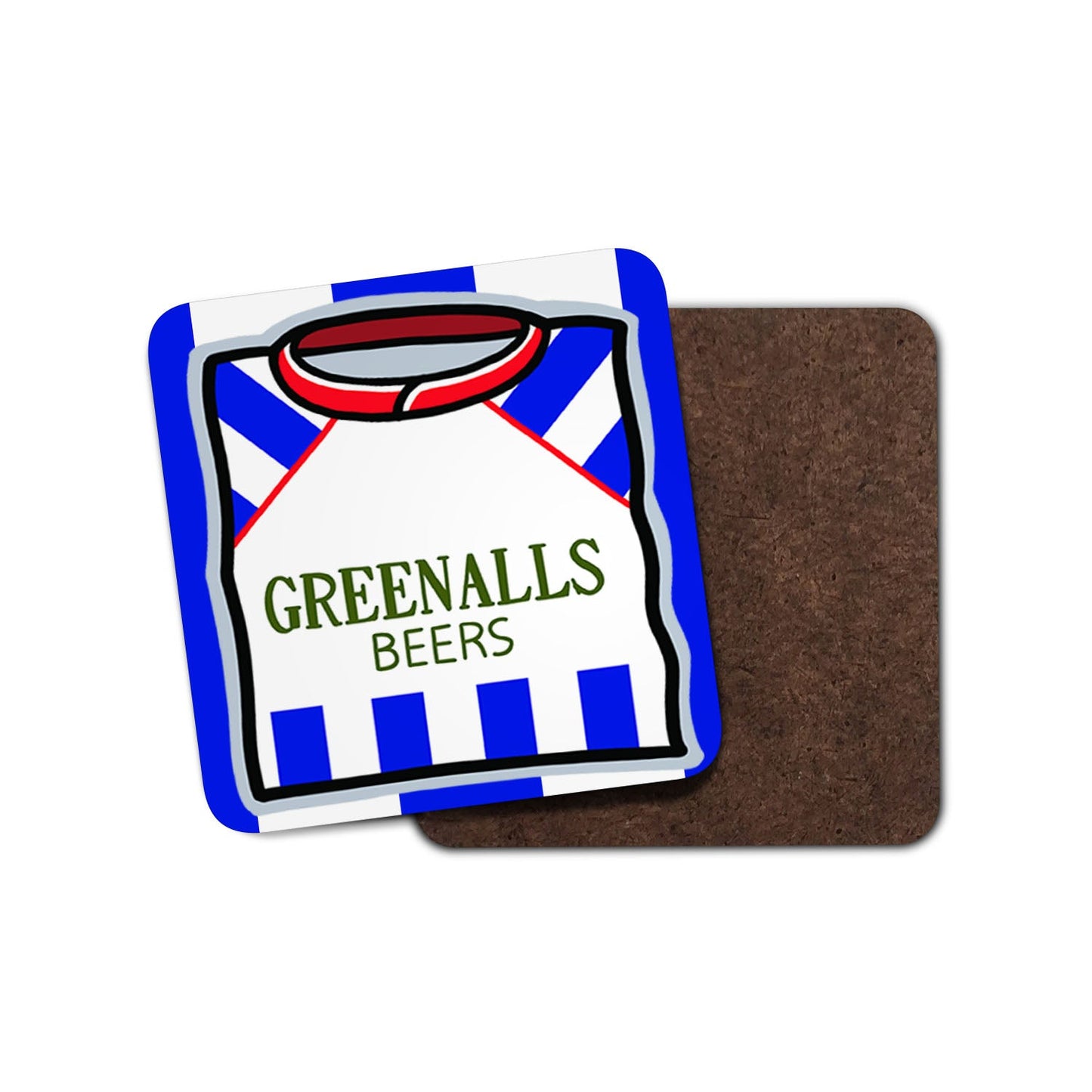Huddersfield 1987 Home Shirt Coaster