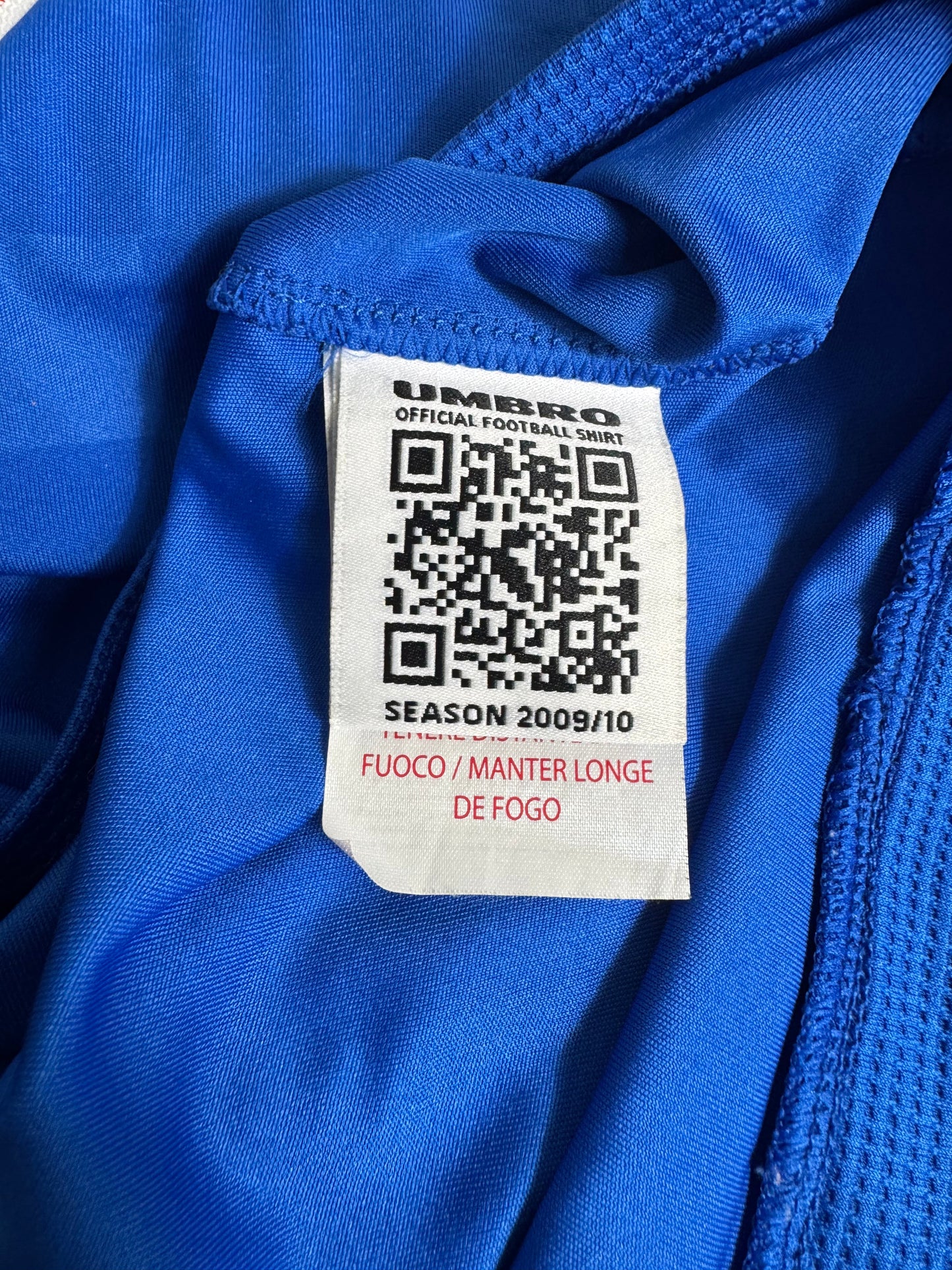 Rangers 2009-10 Home - Size XL (L Fit)