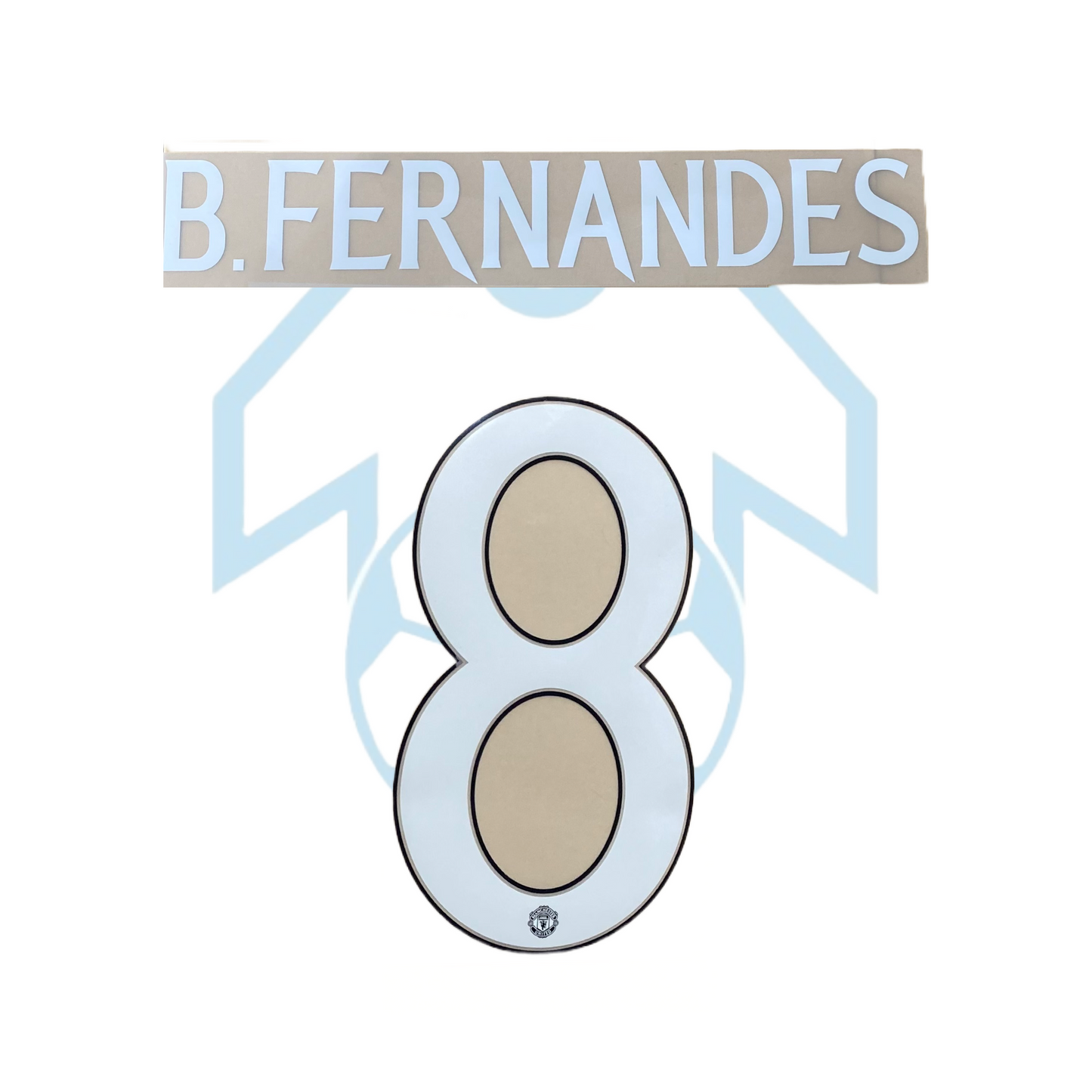 Bruno Fernandes Manchester United 2023-24 Home Cup Set Player Size