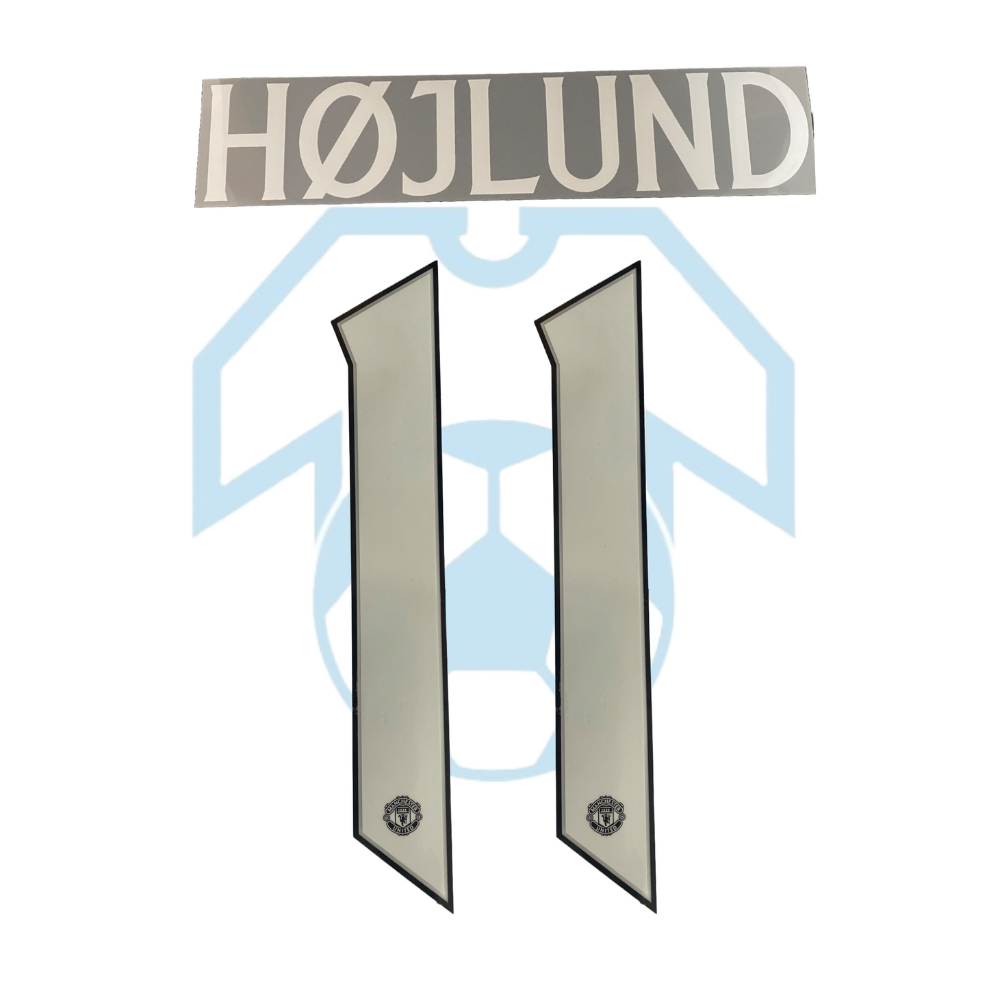 Hojlund Manchester United 2023-24 Home Cup Set Player Size