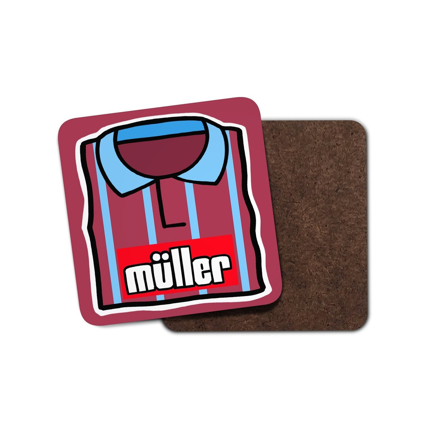 Aston Villa 1994 Home Shirt Coaster