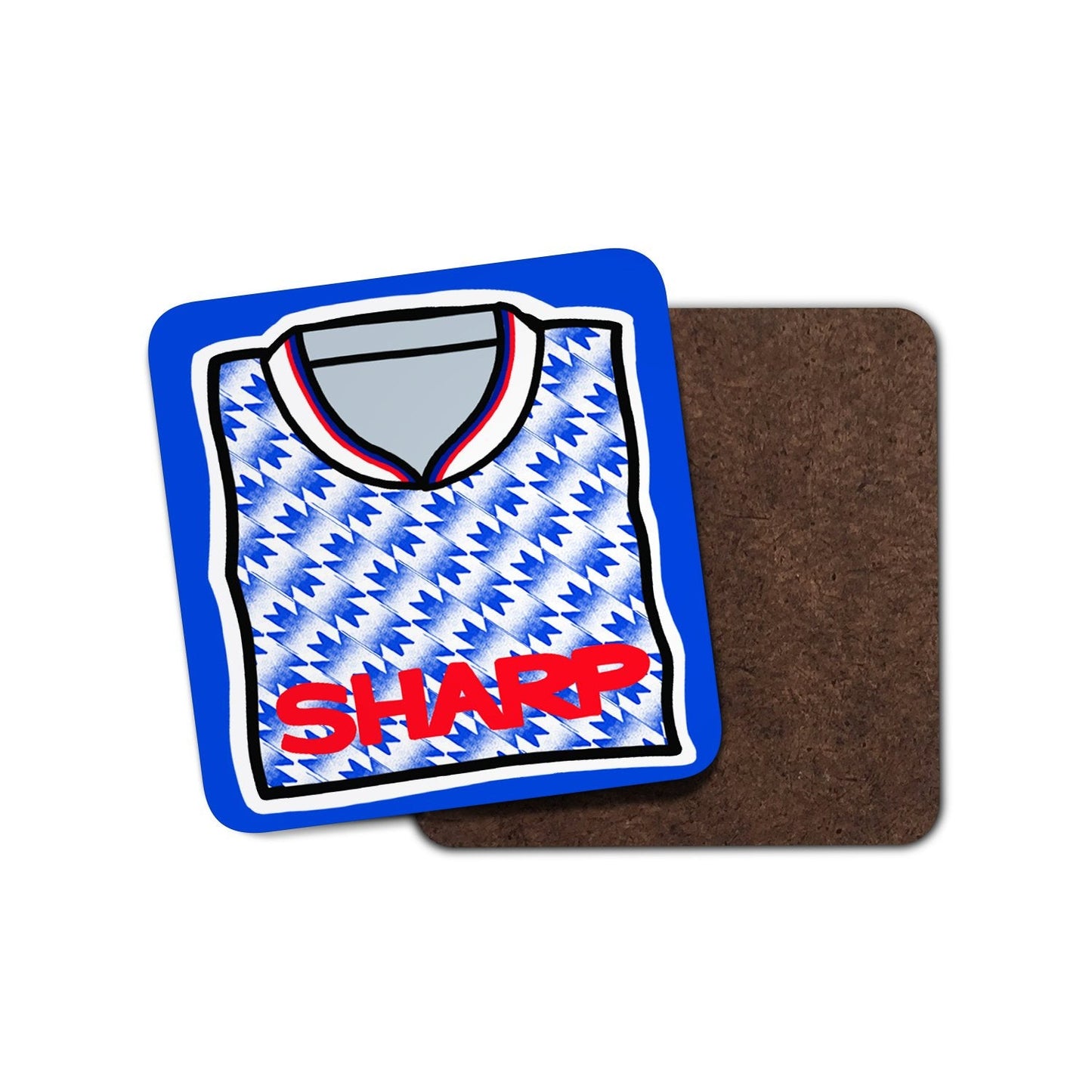 Manchester Utd 1990 Away Shirt Coaster