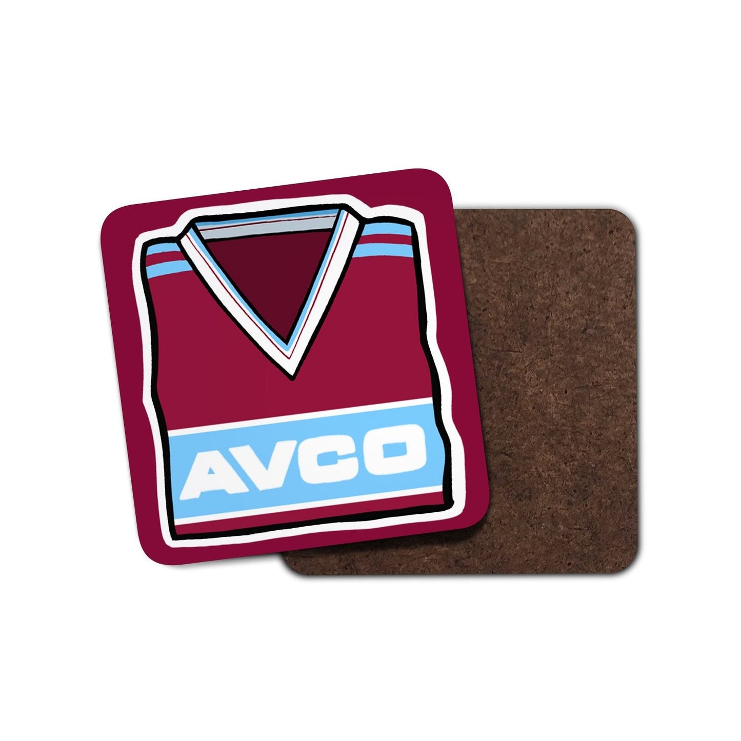 West Ham 1984 Home Shirt Coaster