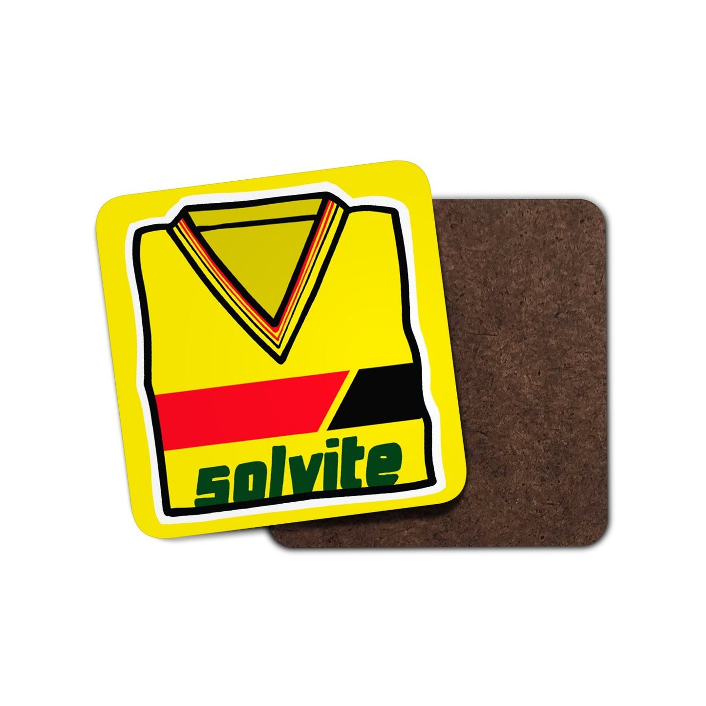Watford 1985 Home Shirt Coaster