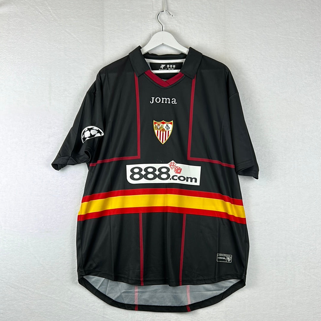 Sevilla 2007/2008 Player Issue Away Shirt - Kanoute 12