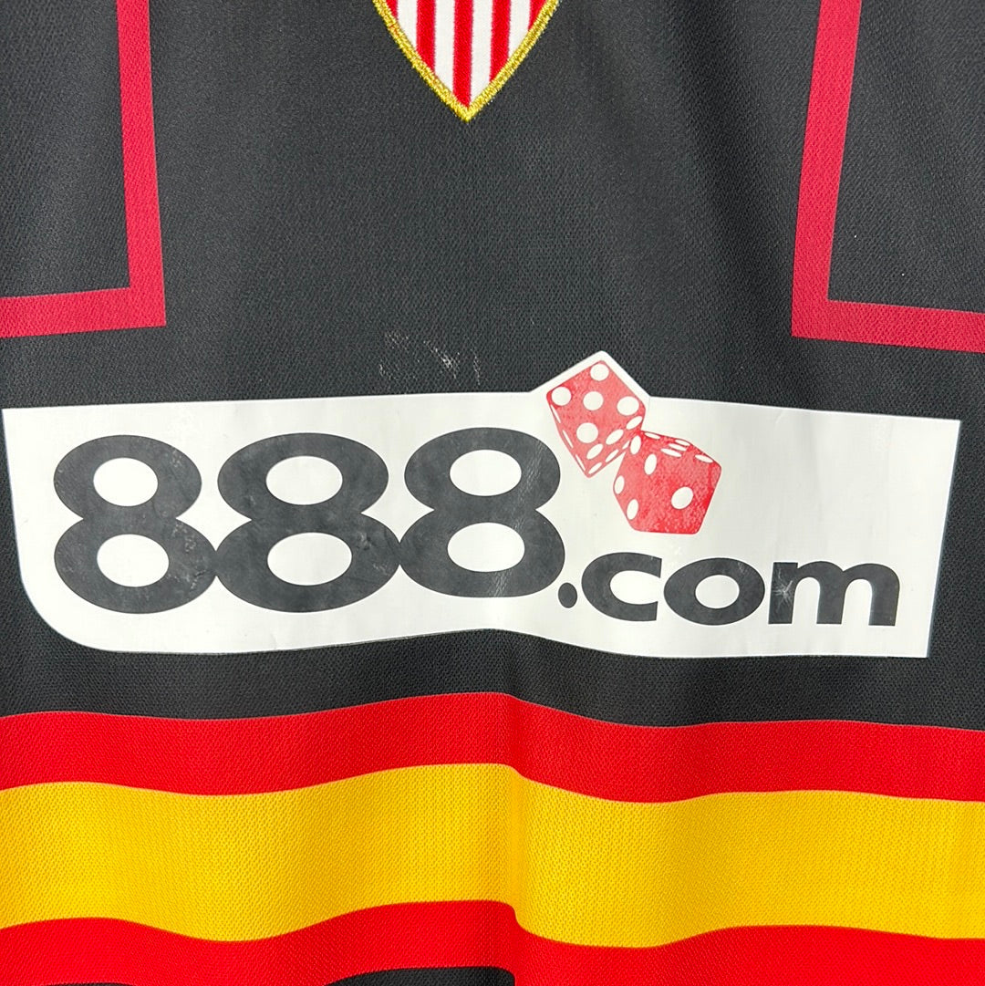 Sevilla 2007/2008 Player Issue Away Shirt - Kanoute 12