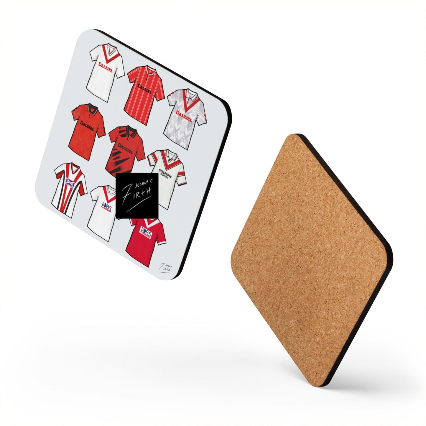 Airdrie Retro Shirts Memorabilia Football Coaster