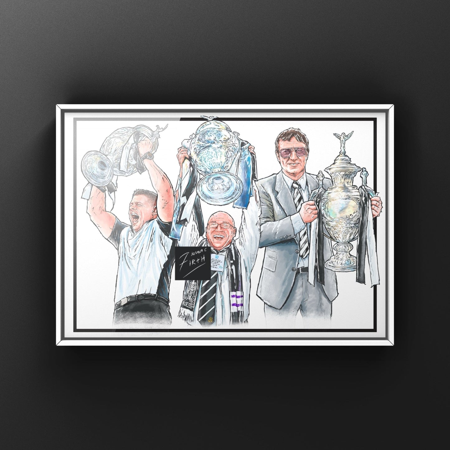 Hull Cup Winning Coaches Rugby League Art Print