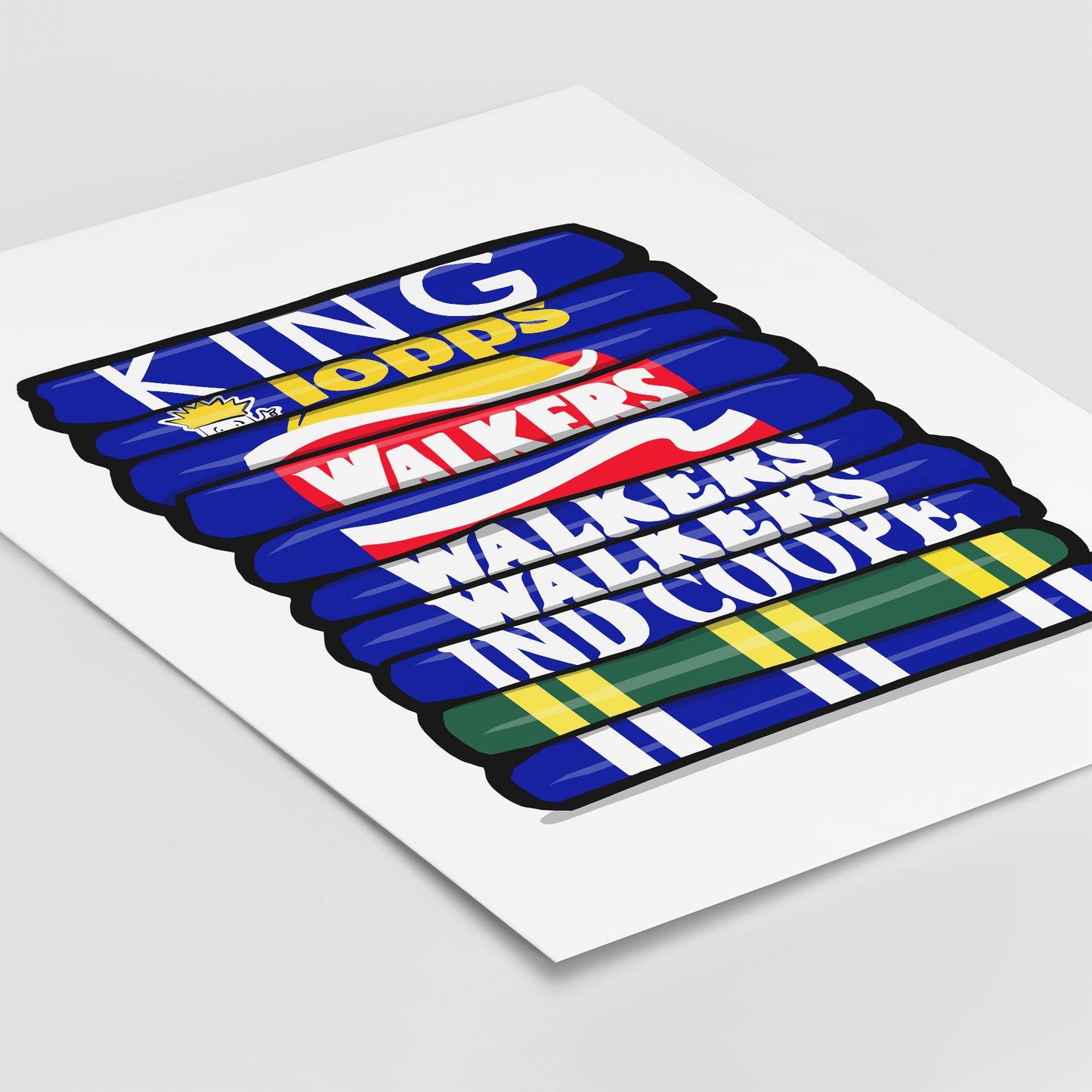 Leicester Shirt Stack Print