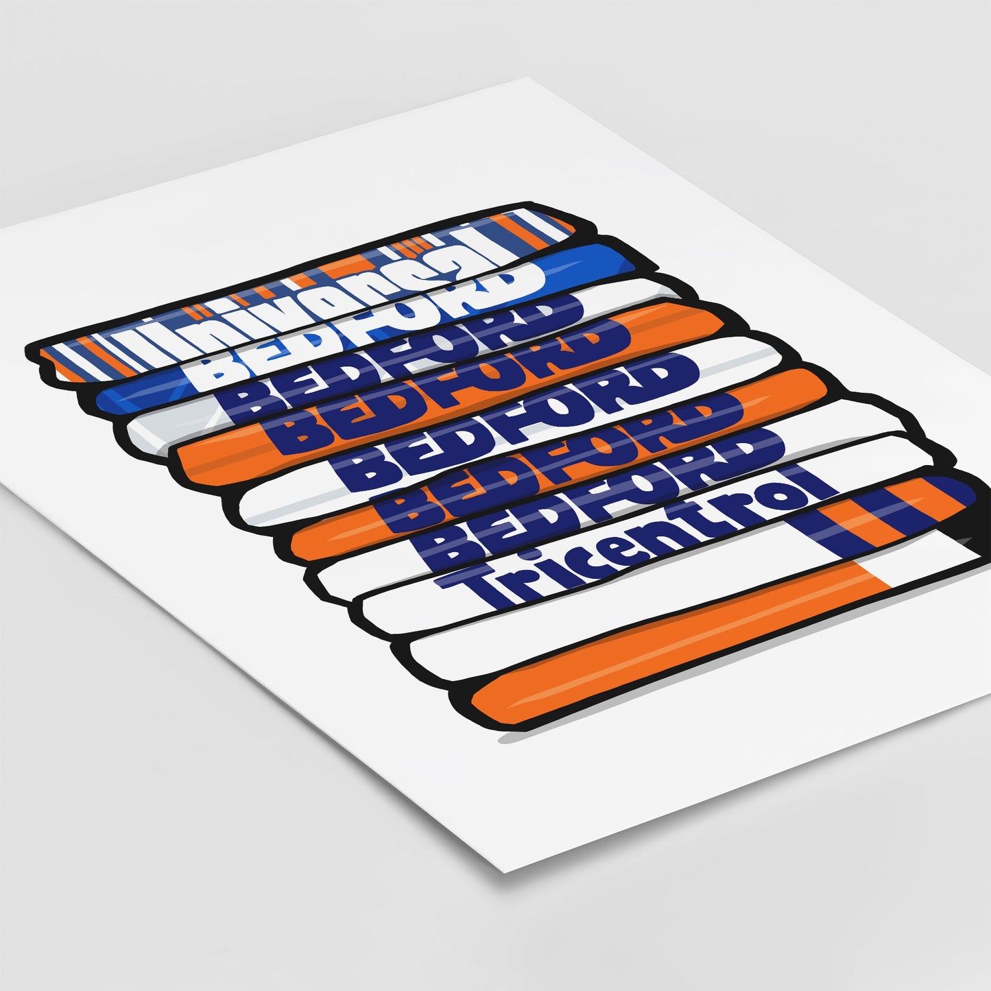 Luton Shirt Stack Print