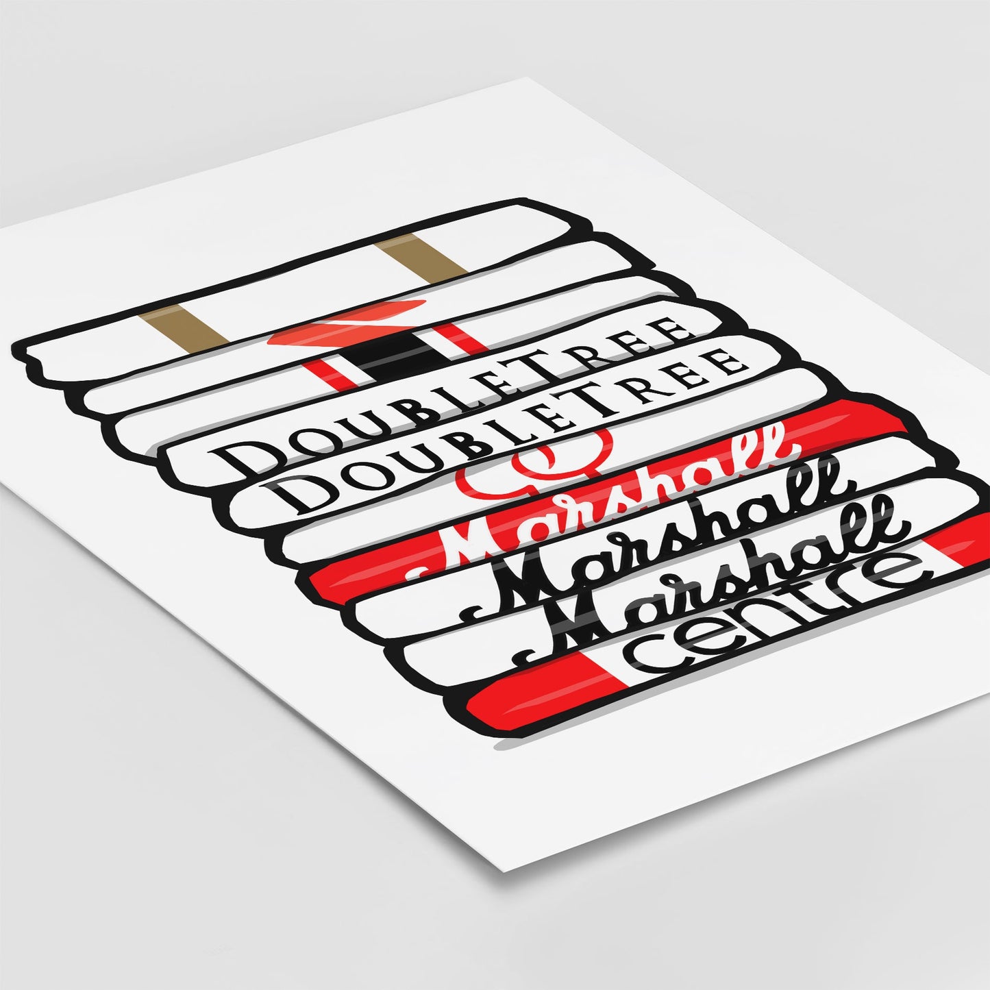 Milton Keynes Shirt Stack Print