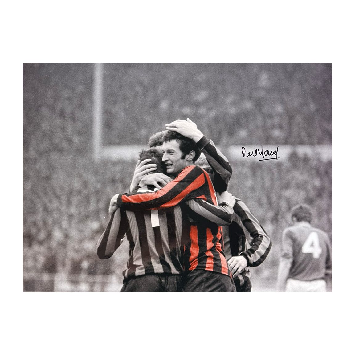 Neil Young Signed Manchester City 16x12 #4