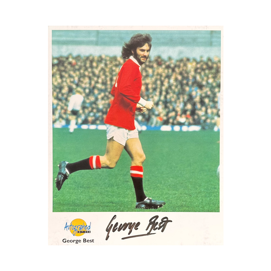George Best Signed Manchester United 10x8