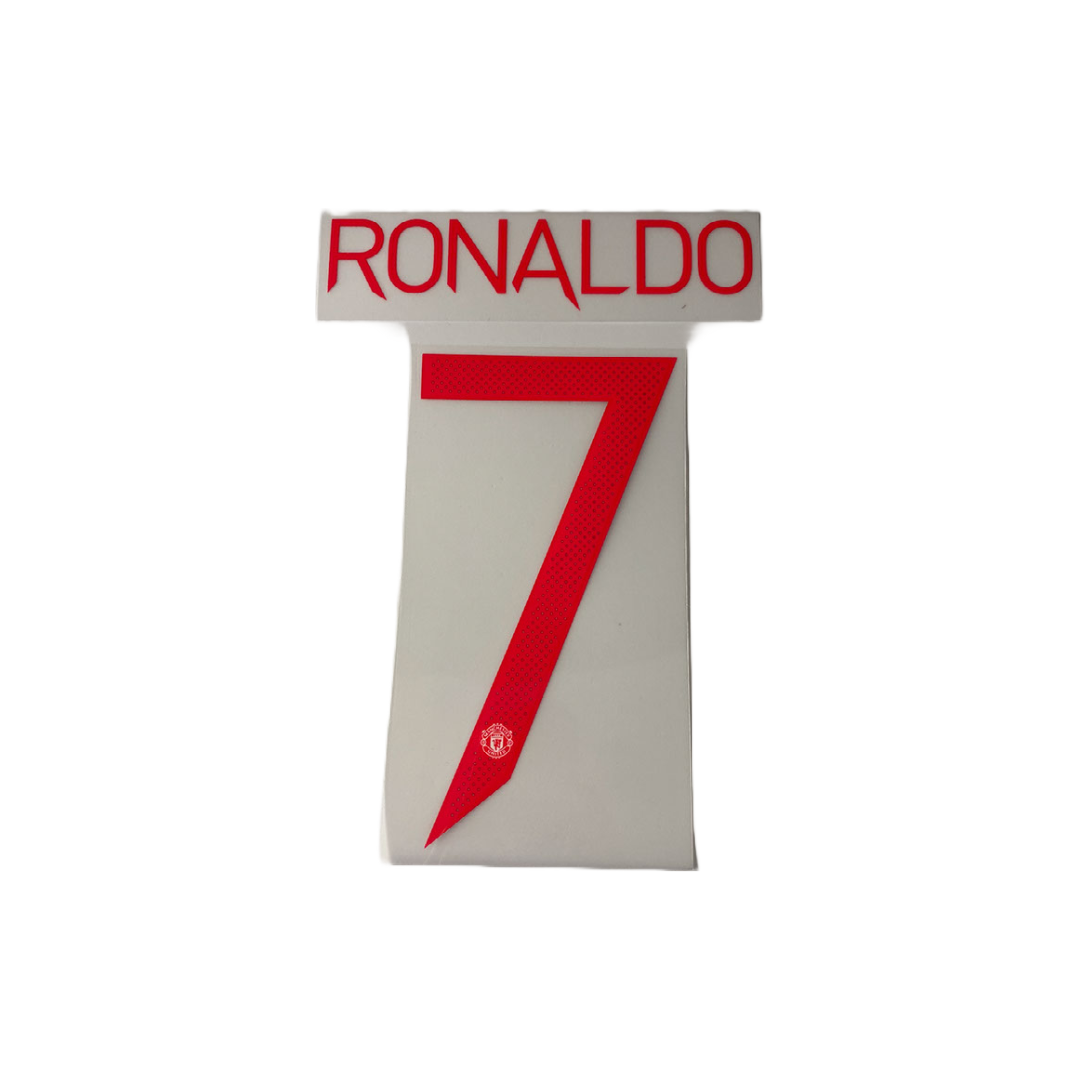 Ronaldo 7 Manchester United 21-22 Cup Nameset YOUTH Size
