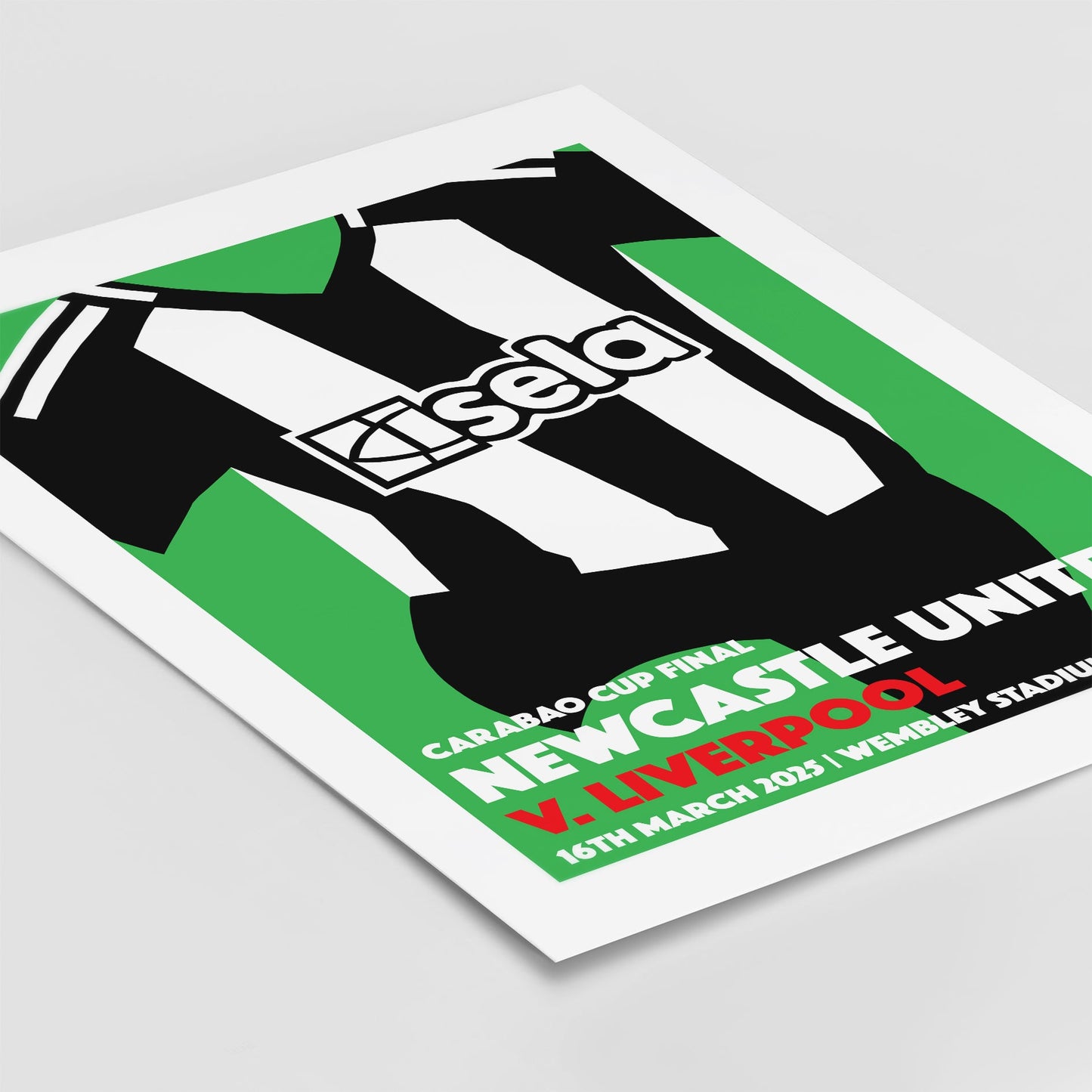 Newcastle v Liverpool 2025 print