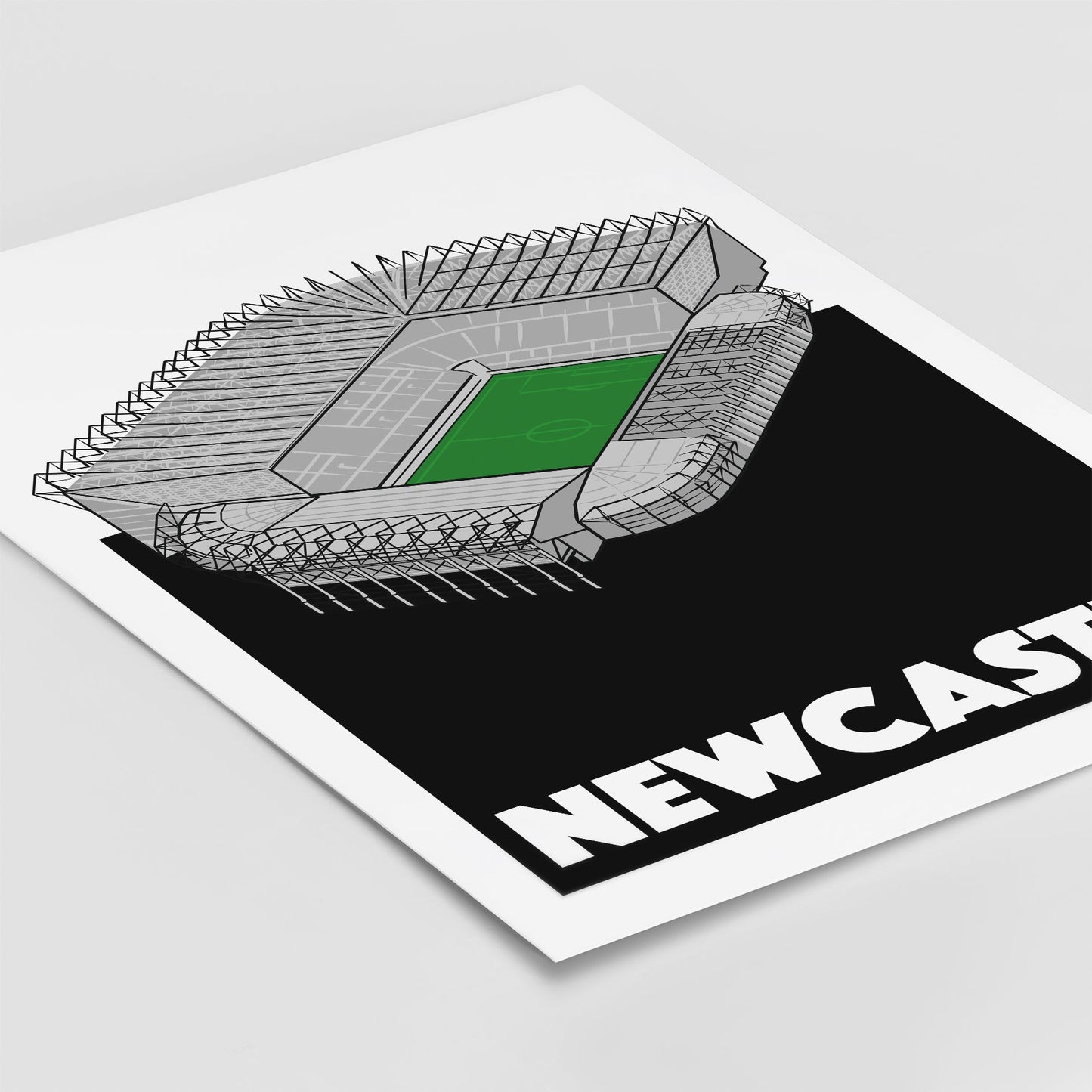 Newcastle Stadium Print