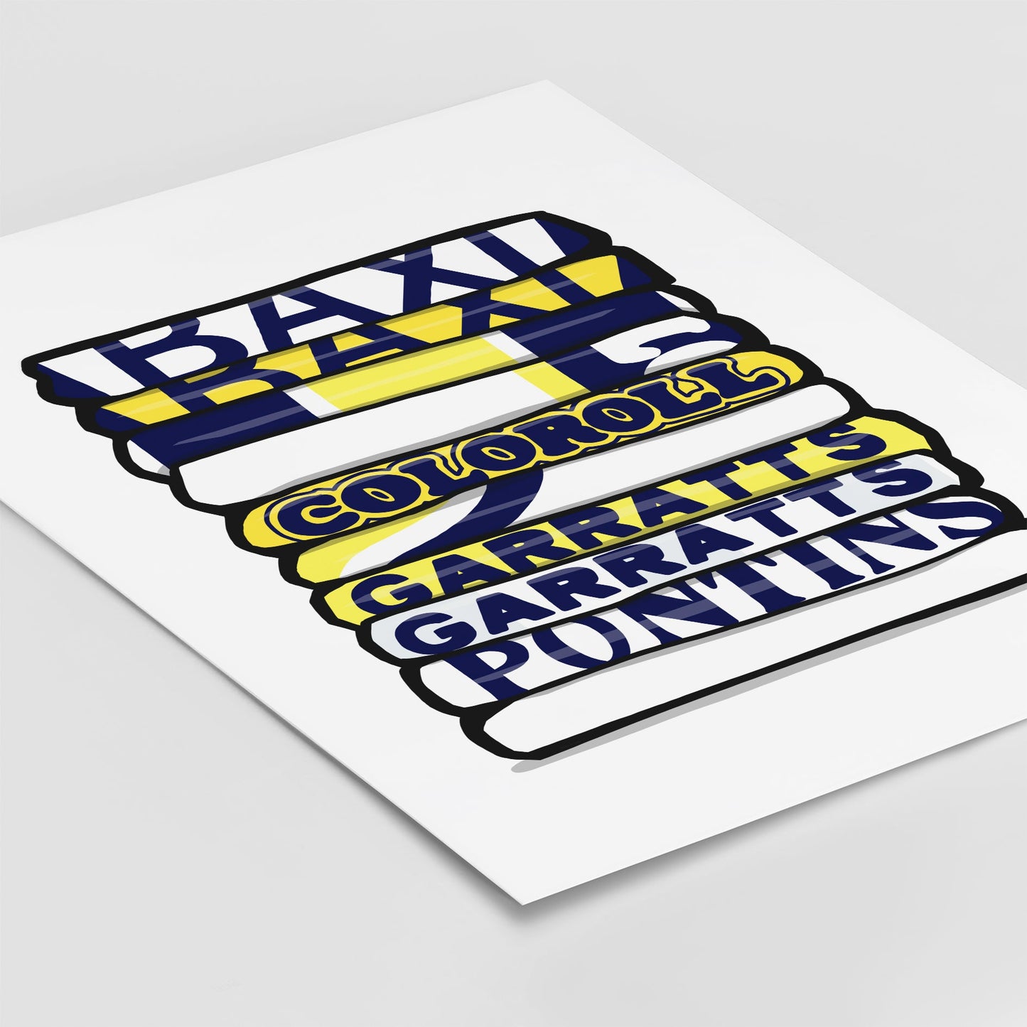 Preston Shirt Stack Print