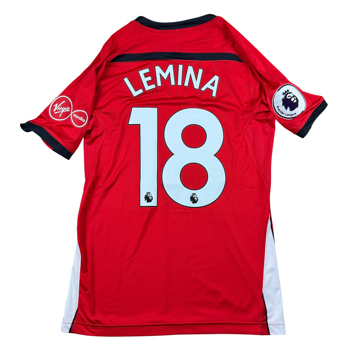 Southampton 2018/2019 Match Issued Home Shirt - Lemina 18