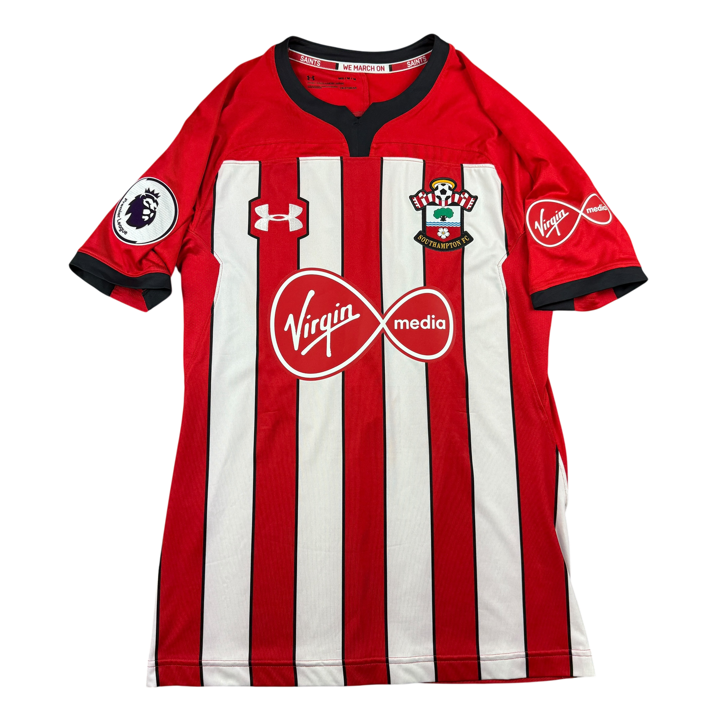 Southampton 2018/2019 Match Issued Home Shirt - Lemina 18