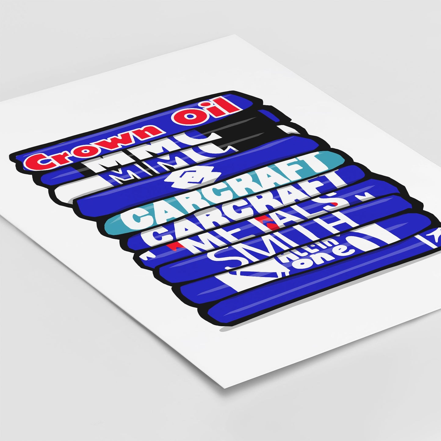 Rochdale Shirt Stack Print