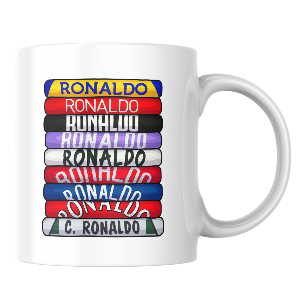 Cristiano Ronaldo Shirt Stack Mug