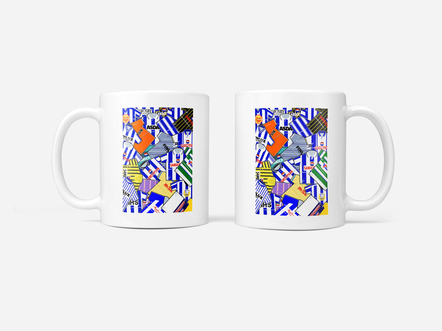 Sheffield Wednesday Shirts Mash Up Mug
