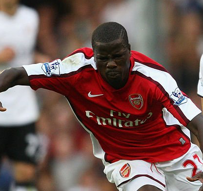 Arsenal 2008/2009 Match Worn Home Shirt - Eboue 27- Worn