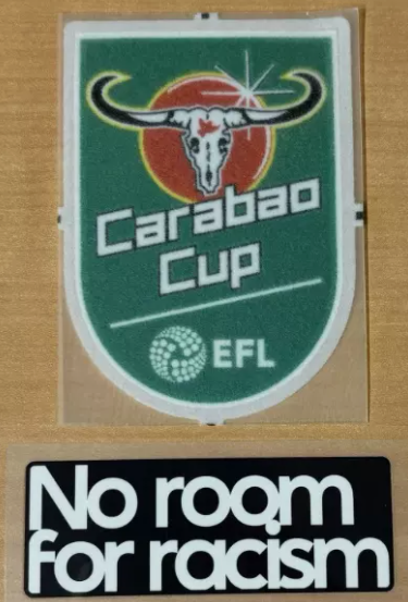 Carabao Felt Cup patch player size football Shirt sleeve Badge with no room for