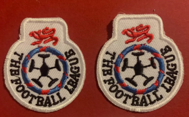 Football League 1988-1992 patch player size Iron On Heat Press badge UK STOCK for Football Shirt