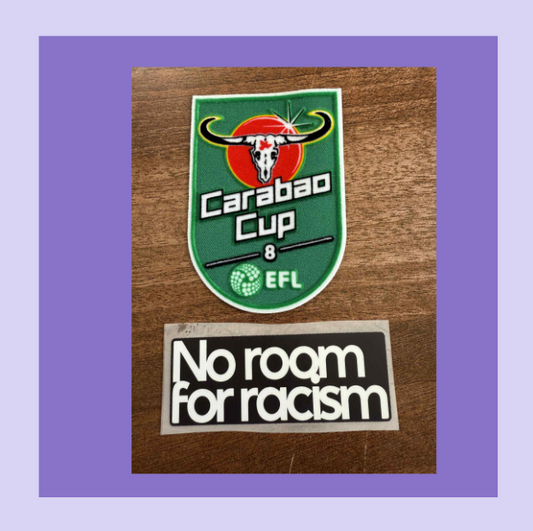Carabao Felt Cup 8 winners patch player size Iron On Heat 2025