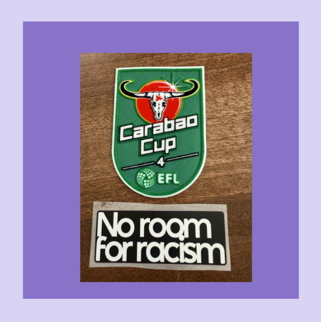 Carabao Felt Cup 4 winners patch player size Iron On Heat Press 2025 Spurs Forest