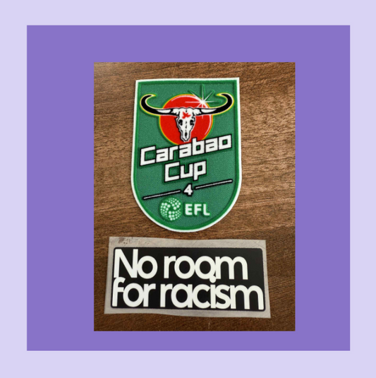 Carabao Felt Cup 4 winners patch player size Iron On Heat Press 2025 Spurs Forest