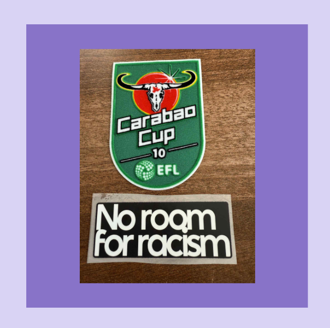 Carabao Felt Cup 10 winners patch player size Iron On Heat Press 2025 Liverpool