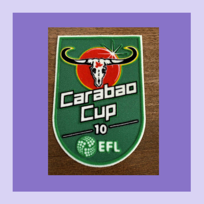 Carabao Felt Cup 10 winners patch player size Iron On Heat 2025 Liverpool