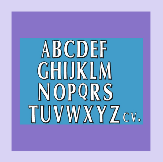 1997-2007 Any Letter Premier League Plastic nameset EPL printing white for football shirt