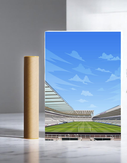 St James Park Stadium A3 Print