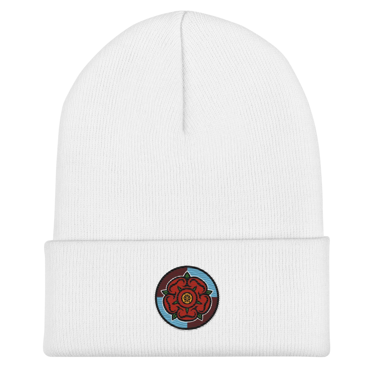 Burnley Lancashire Rose Inspired Cuffed Beanie