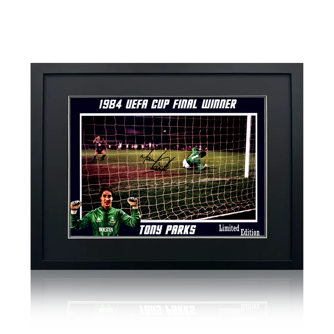 Tony Parks Signed Tottenham Hotspur 16x12 Photo Deluxe Mount Frame
