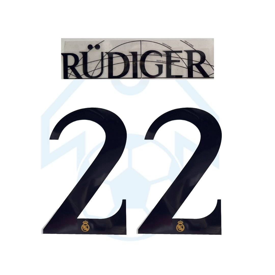 Real Madrid 2023-24 Name & Number - Adult/Player Size