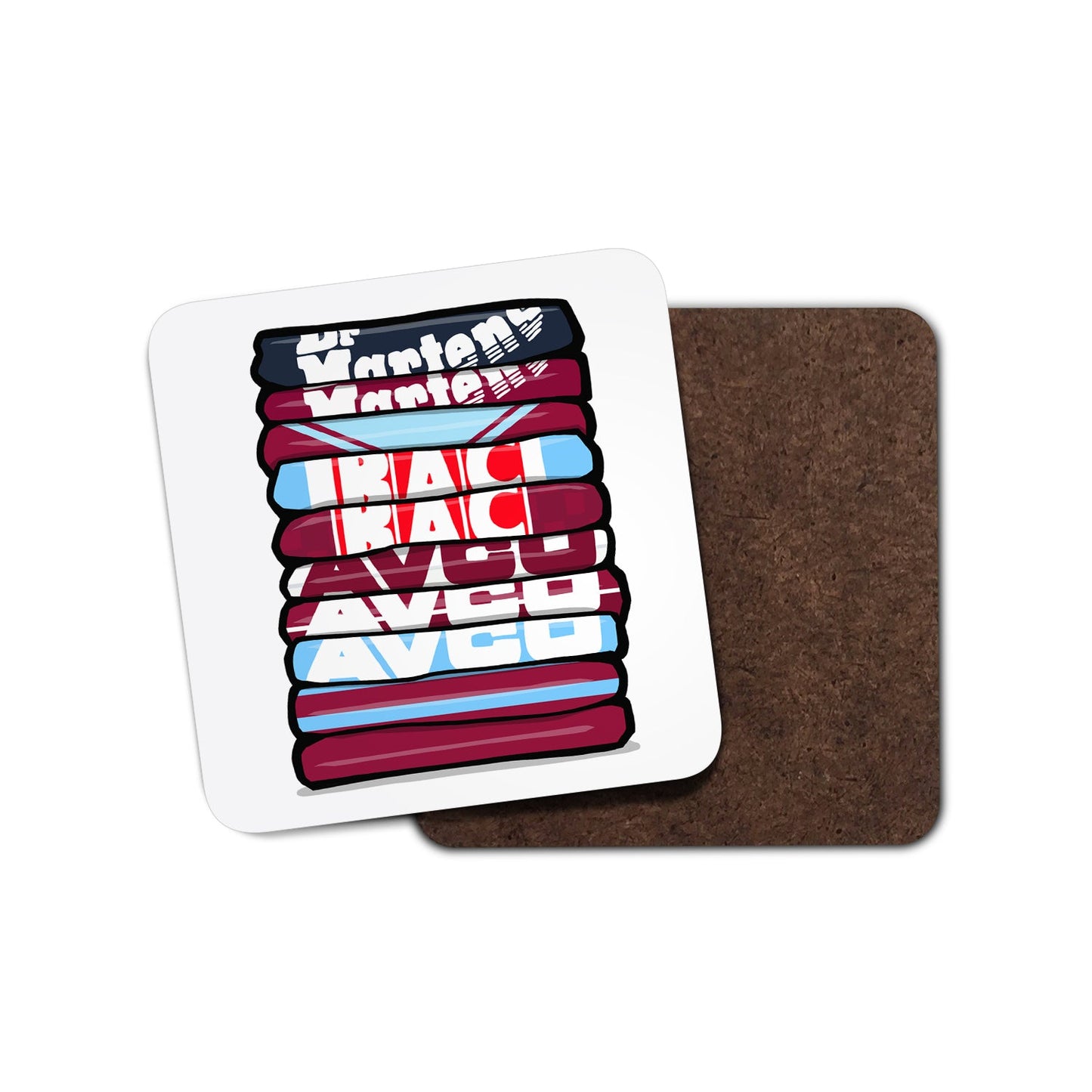 West Ham Shirt Stack Coaster