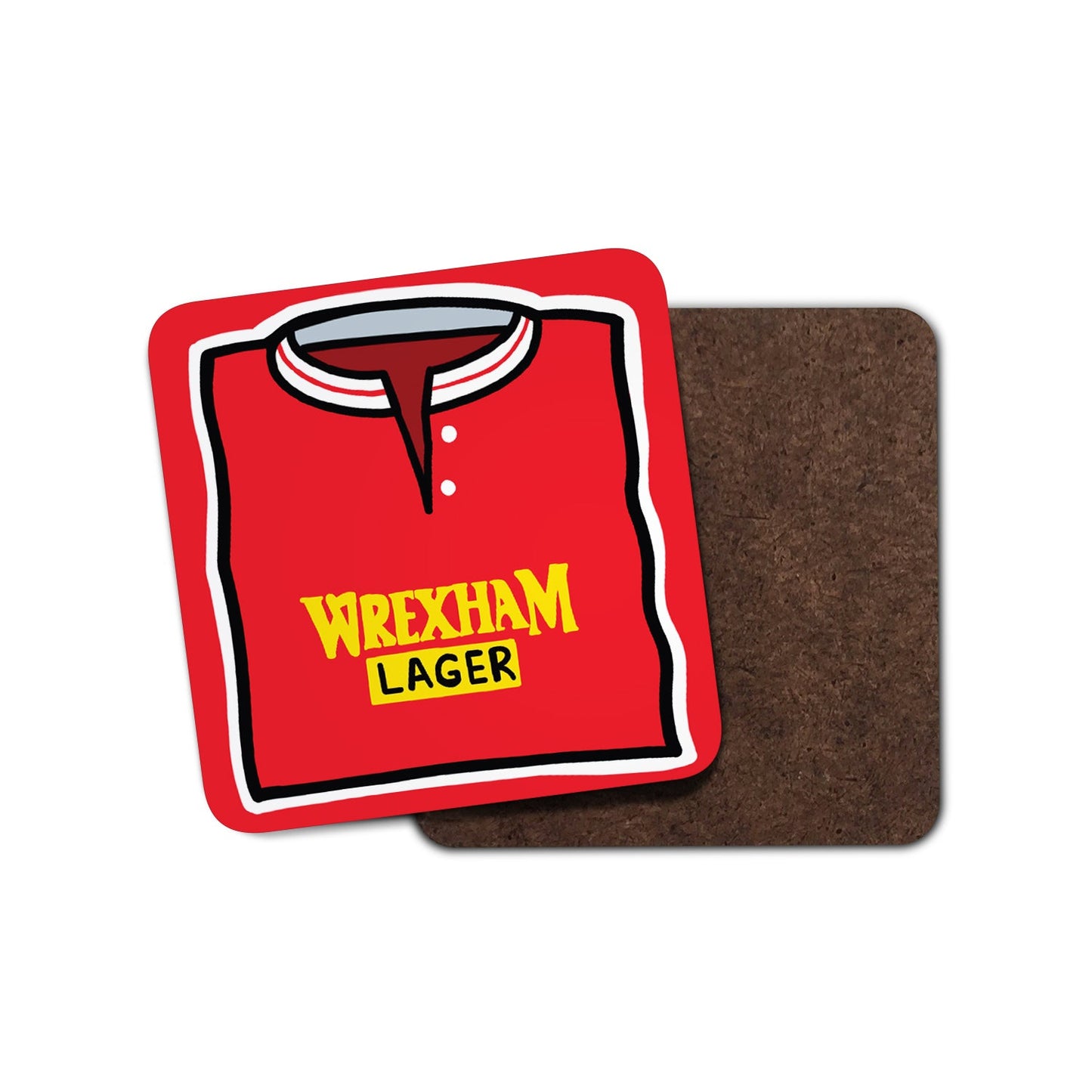 Wrexham 1992 Home Shirt Coaster