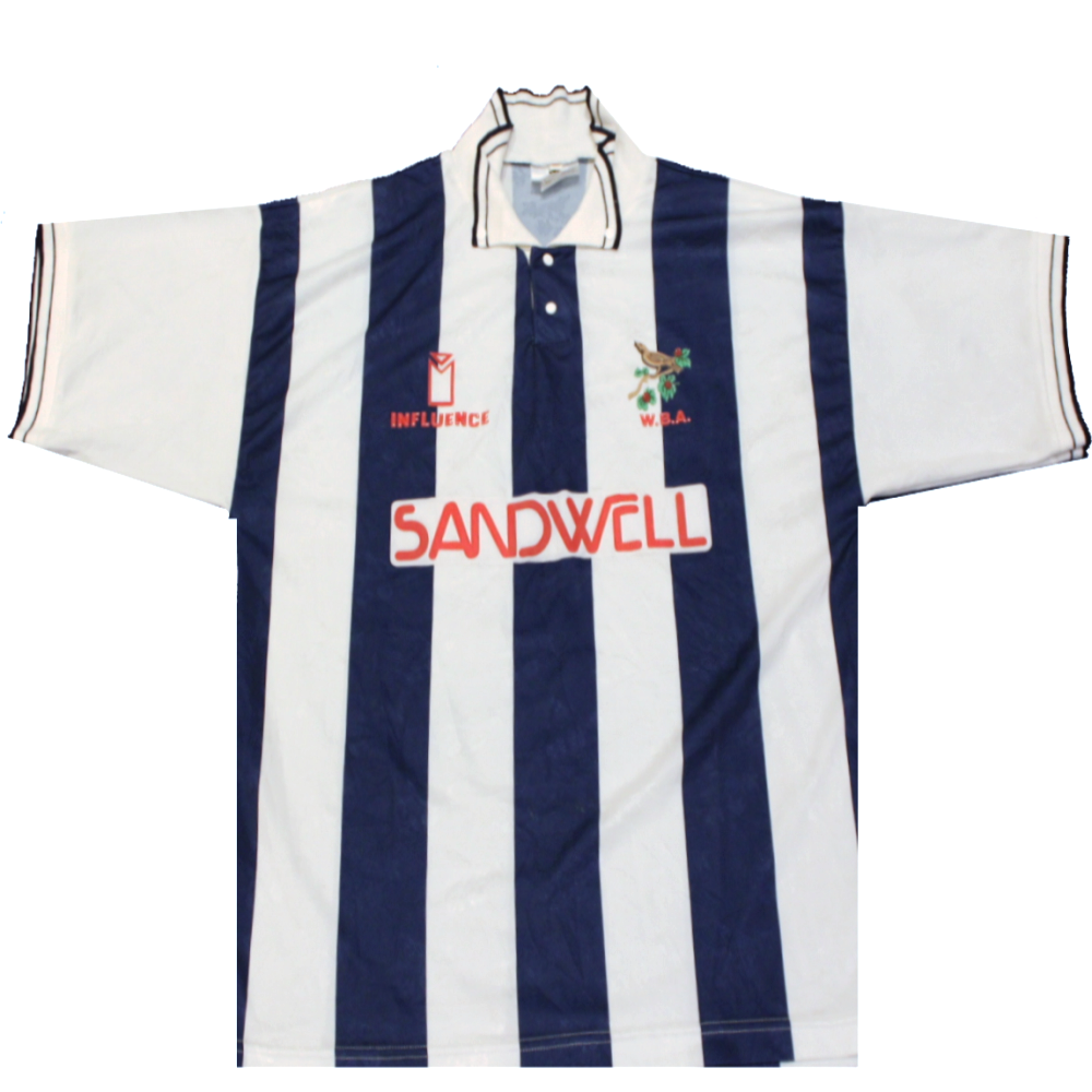 West Bromwich Albion 1991-1992 Home Shirt (Excellent) L