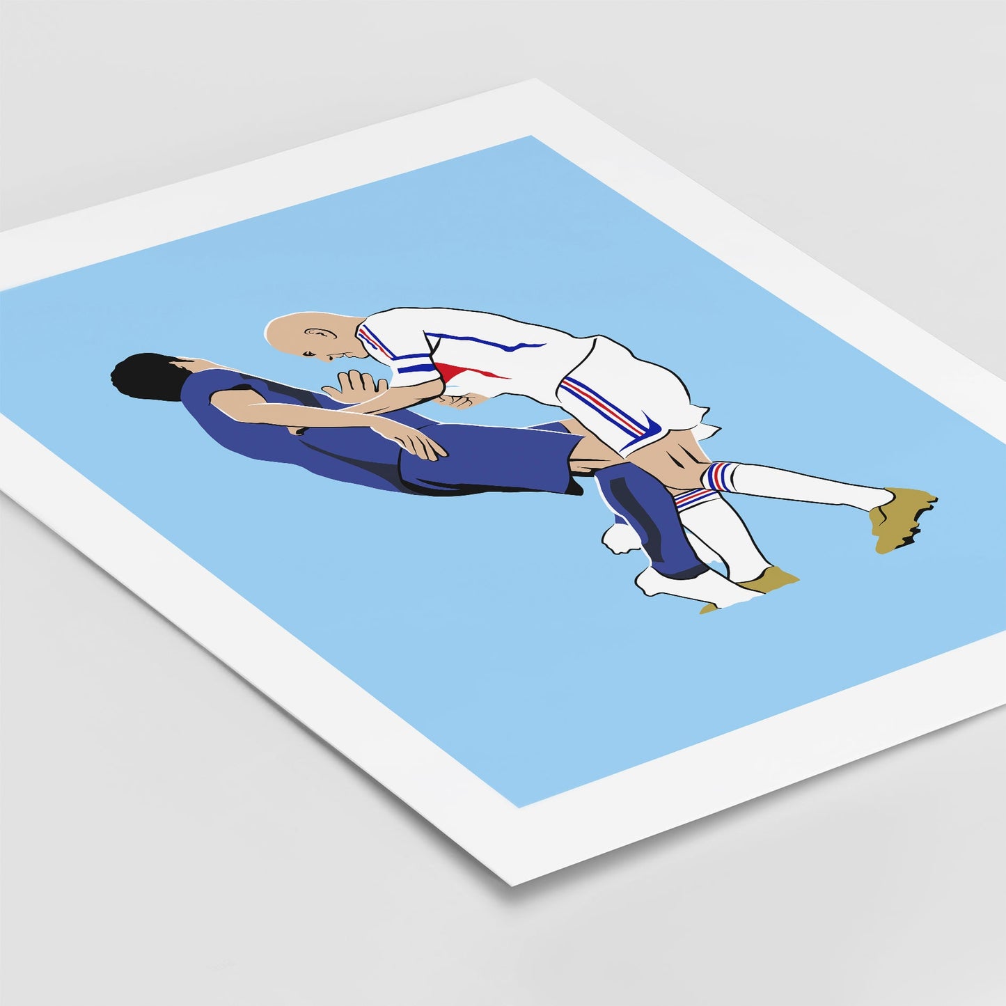Zidane and Materazzi Print