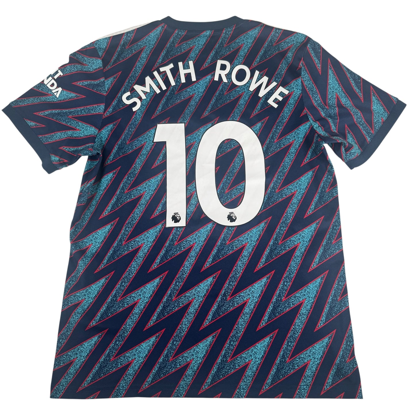 SMITH ROWE 10 Arsenal 2021/2022 Third Football Shirt Large
