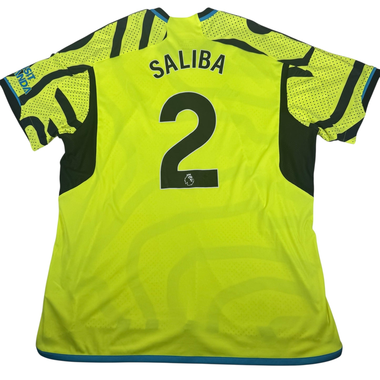 Arsenal 2023/2024 Away Shirt 2XL - SALIBA 2