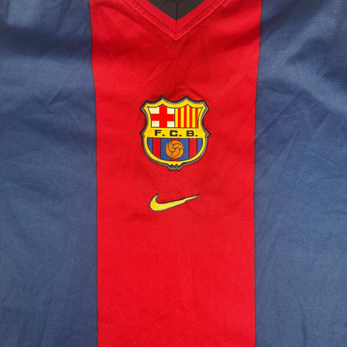 Barcelona 1998/1999 Home Football Shirt Large