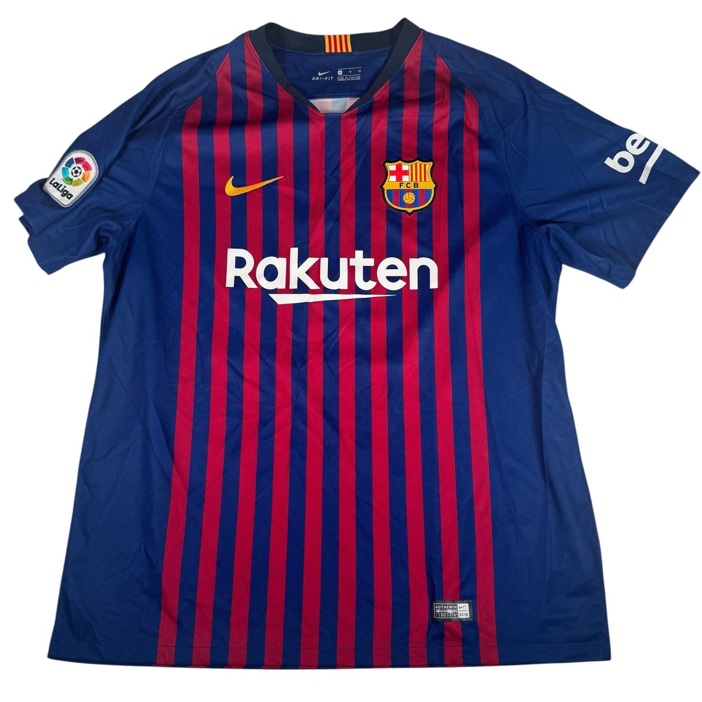 MESSI 10 Barcelona 2018/2019 Home Football Shirt XL