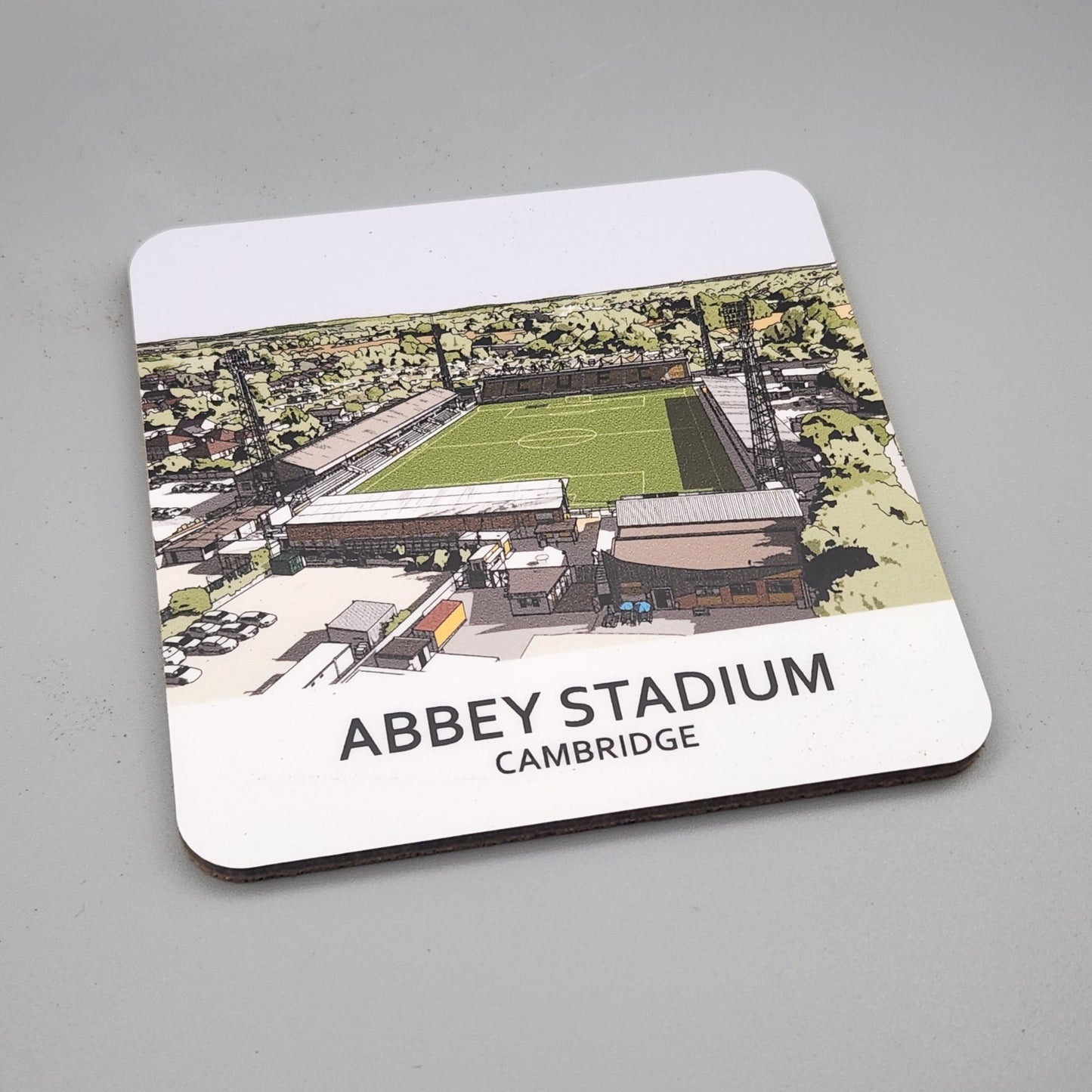 Cambridge United coaster of Abbey Stadium